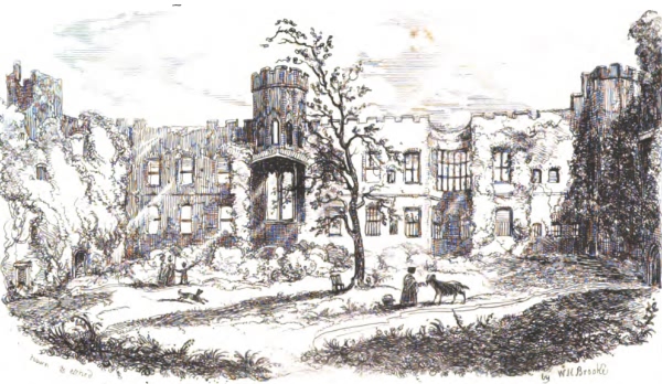 Interior of Herstmonceux Castle East side - 1851