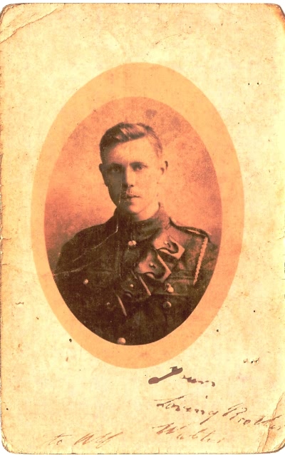 Walter Canfield, junior, WWI - 1914 to 1918
