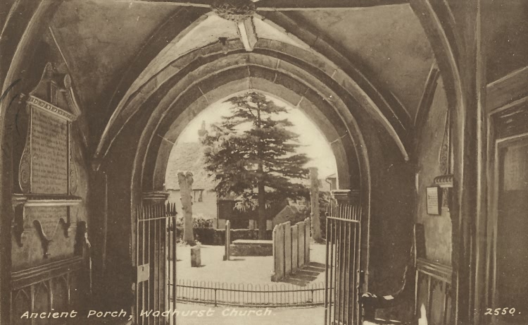 Ancient Porch, Wadhurst Church - c 1950