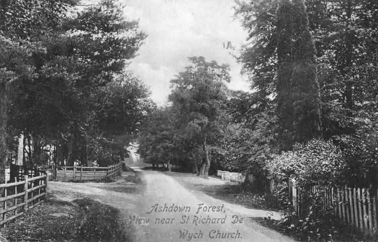 View near St Richard De Wych Church - 1916