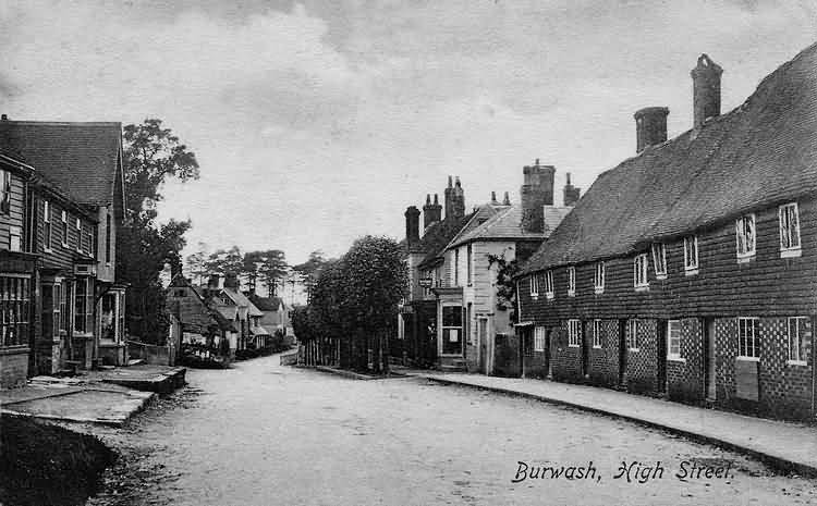 High Street, Burwash - 1906