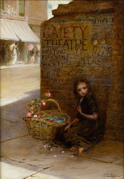 The Flower Girl - 1872