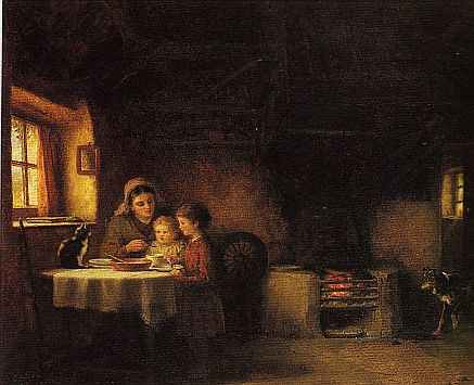Childrens Breakfast - 1878