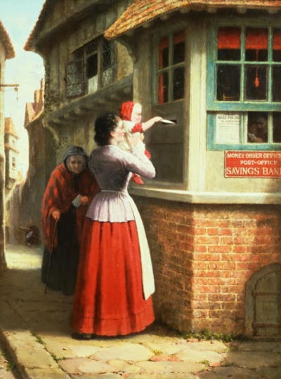 Posting a Letter - 1879