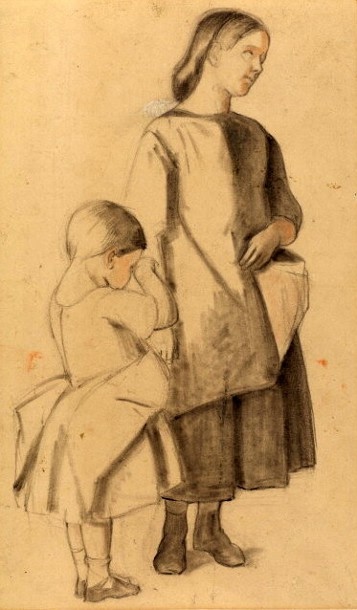 Two Young Girls - 1845 to 1865