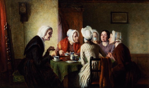 Village Gossips - 1865