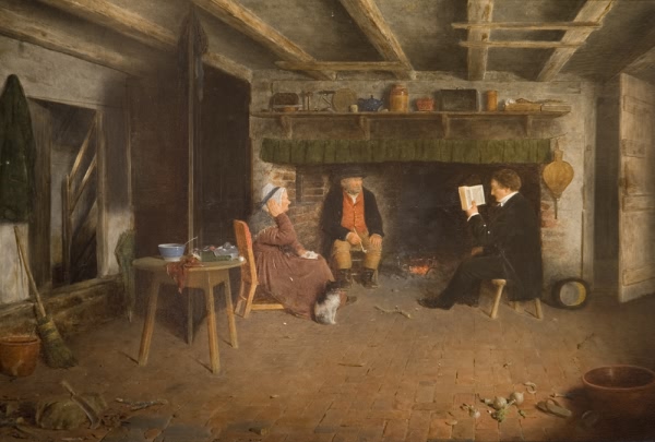The Clergymans Visit - c 1852