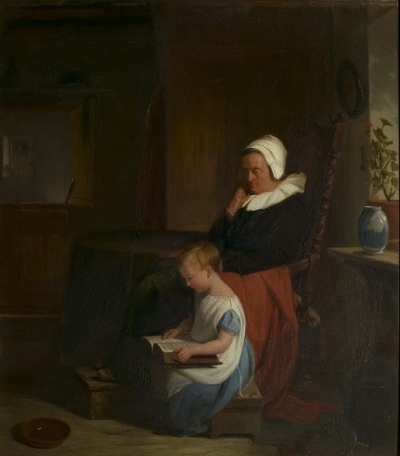 Reading the Scriptures - c 1835