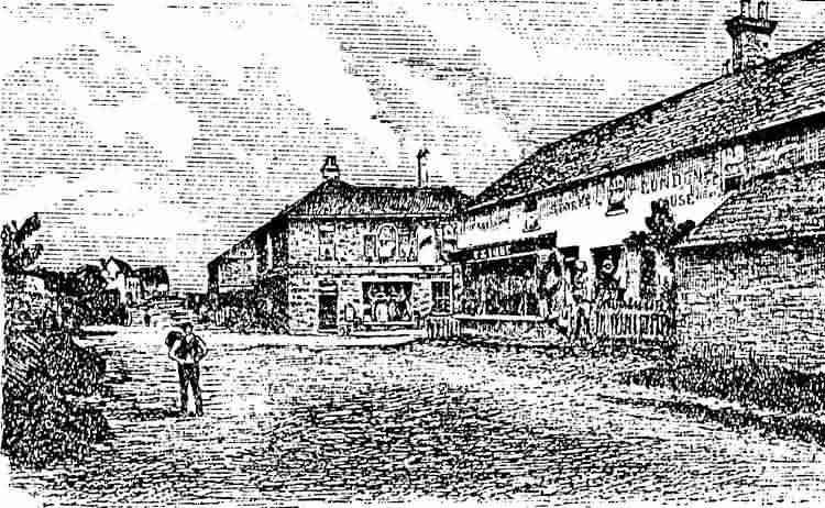 The Cross, entering from Station Road - 1890