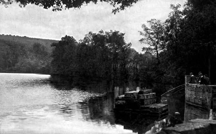 Old Mill Lake and Lock - 1910