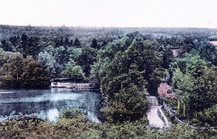 New Mill and Lake, The Warren - 1910