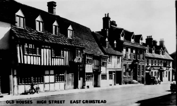 Old Houses, High Street - c 1920