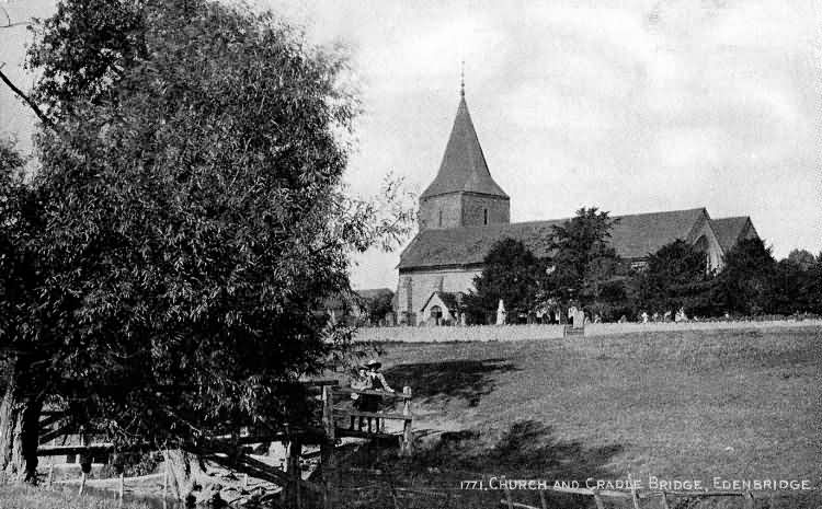 The Church and Cradle Bridge - 1921