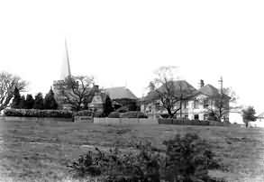 All Saints Church and Vicarage - 1900
