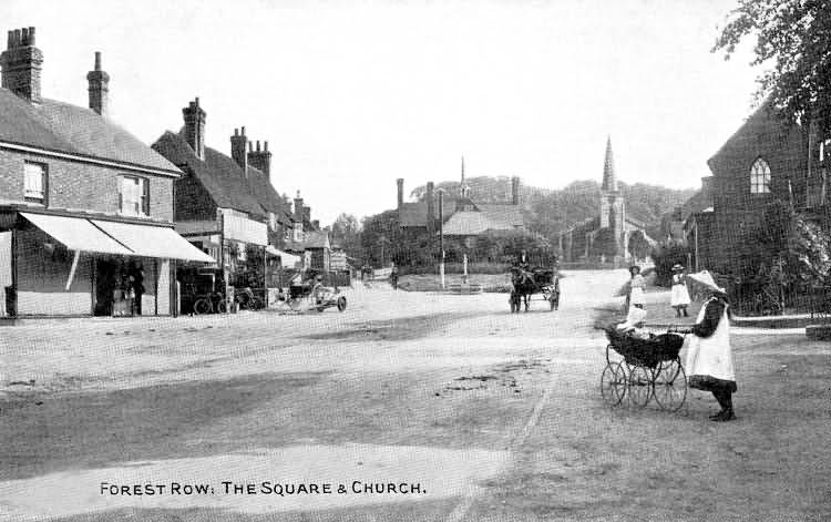 The Square & Church - 1910