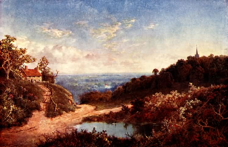 Ide Hill, overlooking The Weald of Kent - 1909