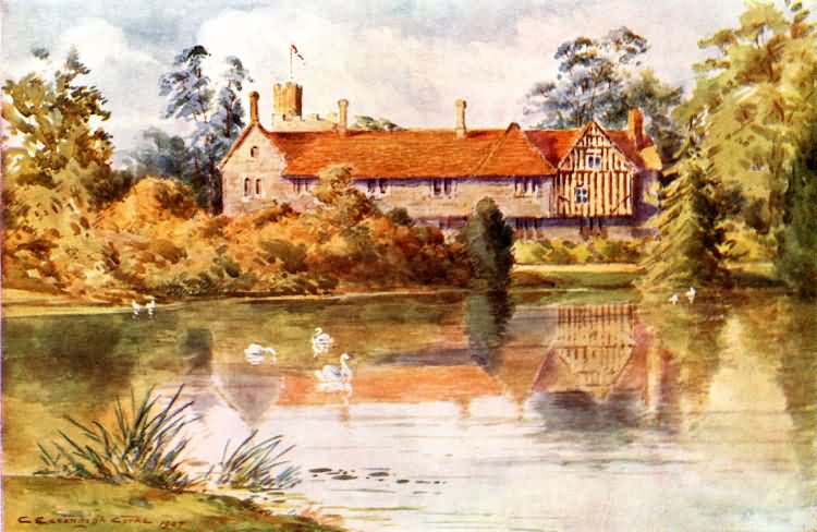 Ightham Mote, South Front - 1907