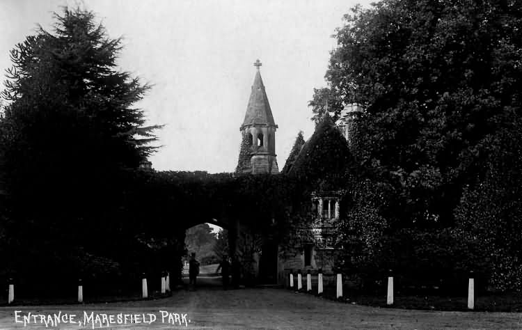 Entrance, Maresfield Park - 1915
