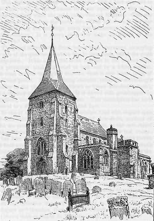 St Dunstans Church - c 1900