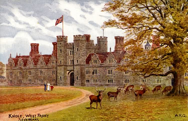 West Front, Knole - 1910