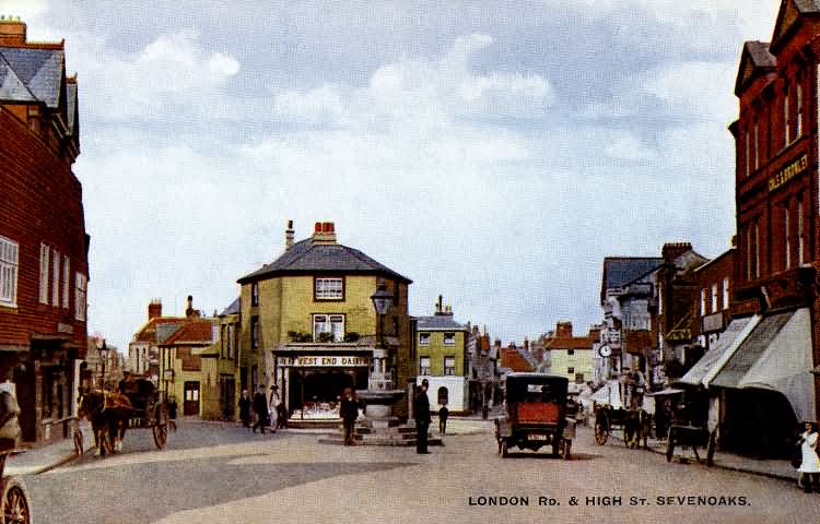 London Road and High Street - 1925