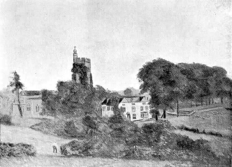 Sevenoaks Church and Old Rectory - 1820