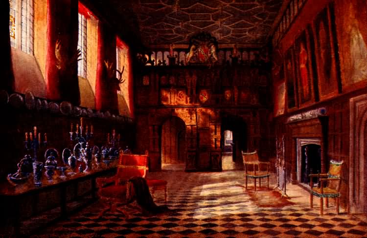 The Great Hall, Knole - 1909