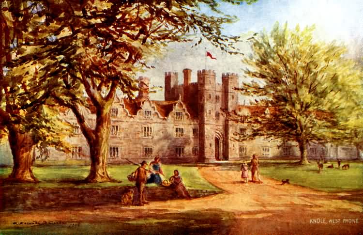 West Front, Knole - 1906