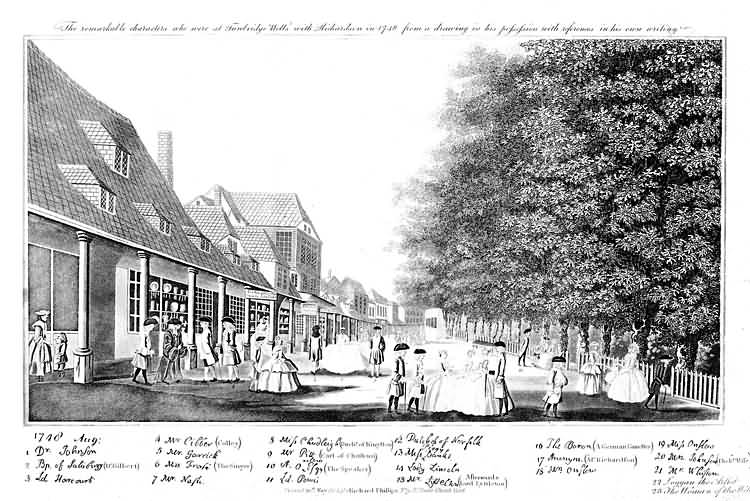 At the Pantiles with Mr Richardson - August 1748