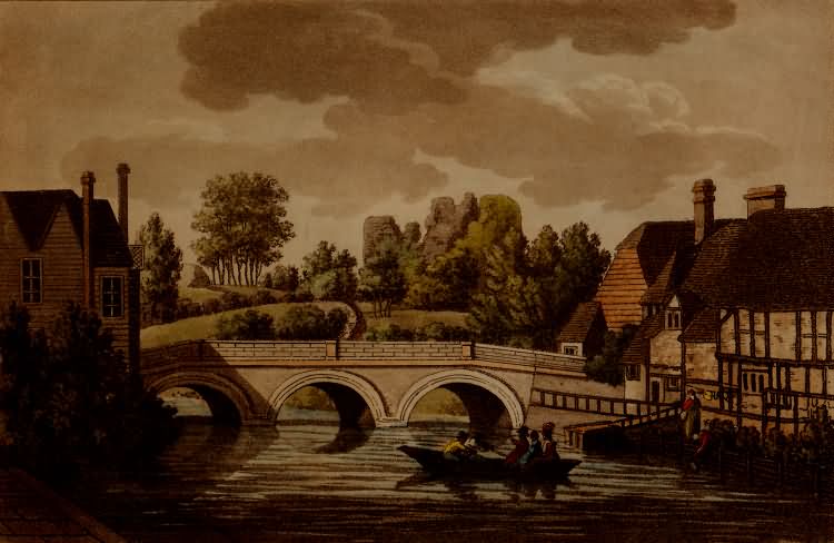 Tonbridge Bridge - c 1800