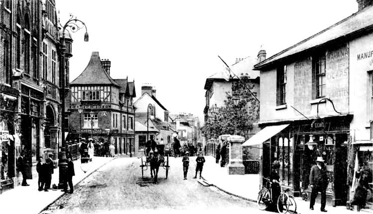 High Street and Castle Hotel - 1895