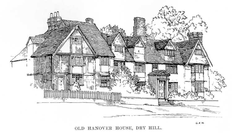Old Hanover House, Dry Hill - c 1930