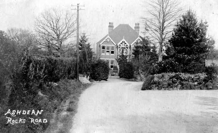 Ashdean, Rocks Road - 1918