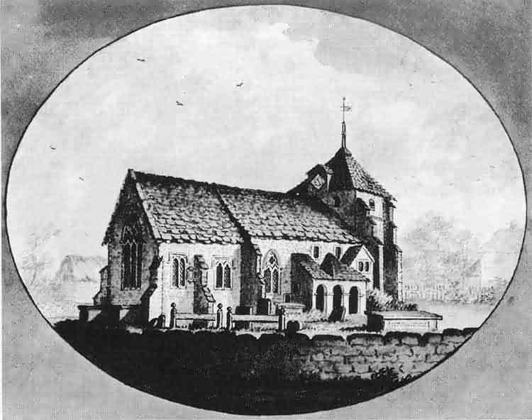 Uckfield Church - c 1780