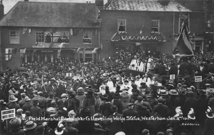 Field Marshall Roberts unveiling Wolfe Statue - 2nd Jan 1911