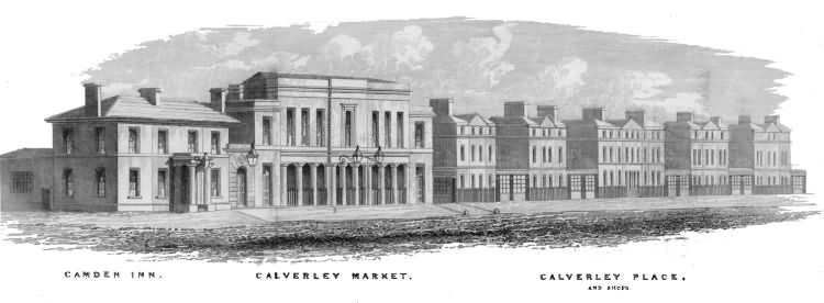 Camden Inn, Calverley Market & Calverley Place - 1840