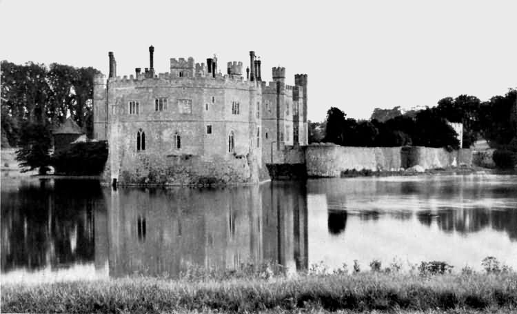 Leeds Castle - from the north-west - c 1930