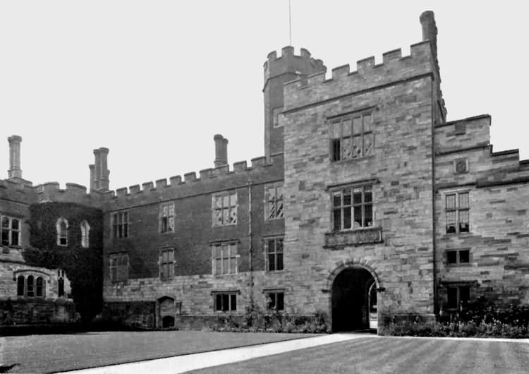 Penshurst - in the courtyard - c 1930