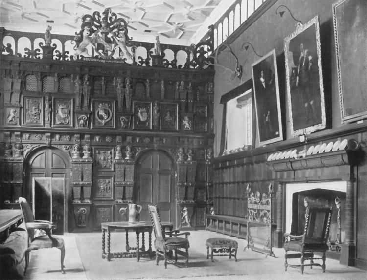 Knole - the hall - c 1930