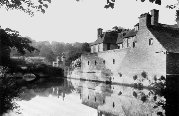 Groombridge Place - The house built within a moate in a woody valley - c 1930