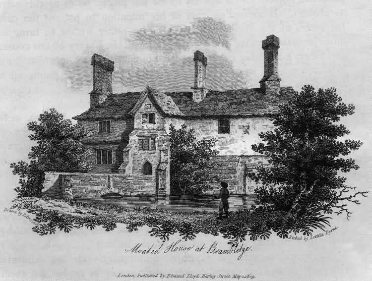 Moated House at Brambletye - 1809