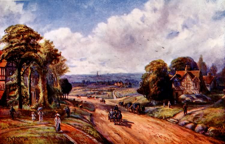 The Common, from Mount Ephraim - c 1890