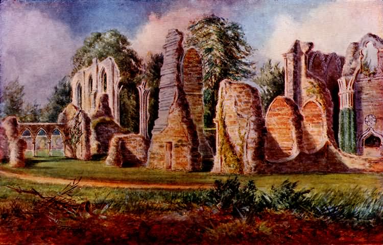 Ruins, Bayham Abbey - c 1900
