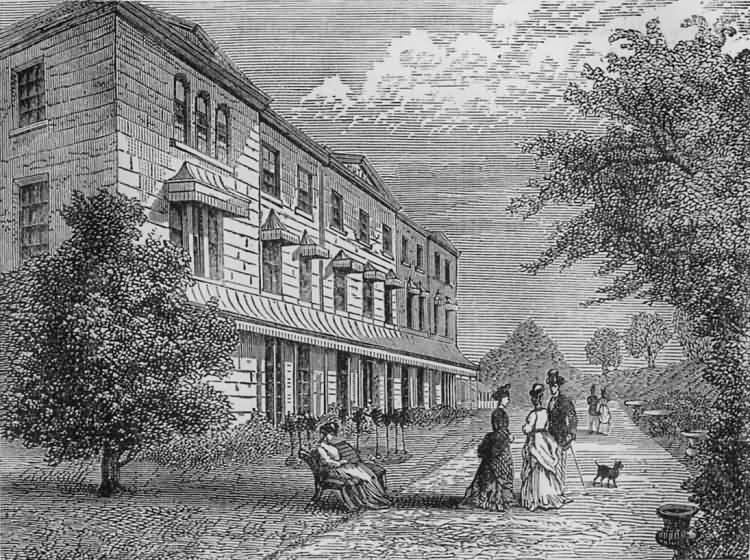 Calverley Hotel, overlooking Calverley Park - 1880