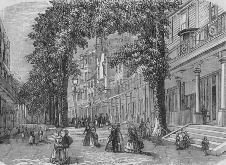 The Parade near the Post Office - 1880