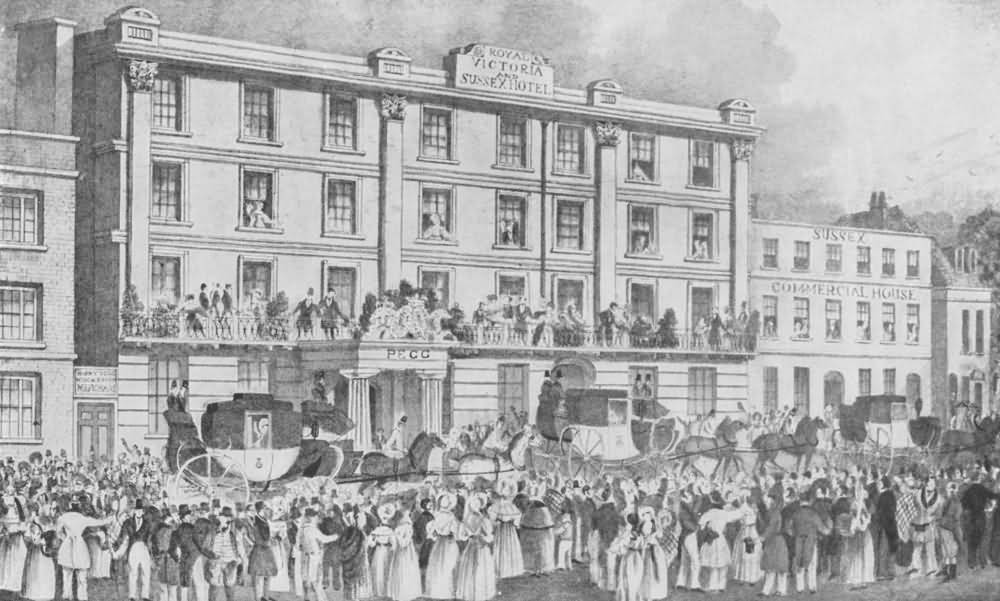 Princess Victoria and Duchess of Kent leaving Tunbridge Wells - 4th Nov 1834