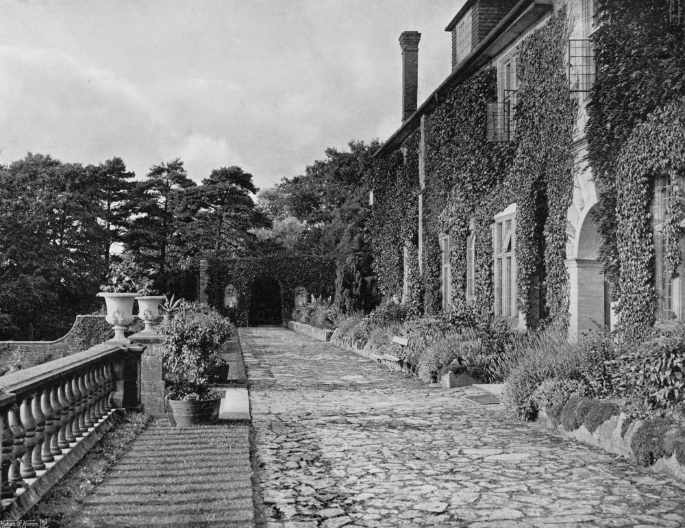 Evening on the West Terrace, Rotherfield Hall - 1909