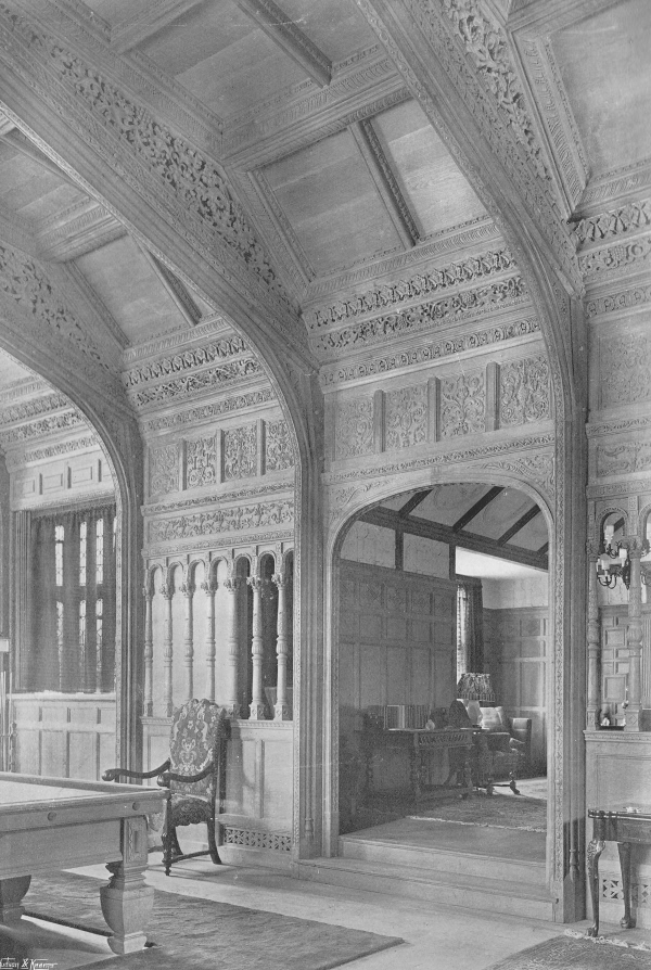 Billiard and Smoking Rooms, Hever Castle - 1907