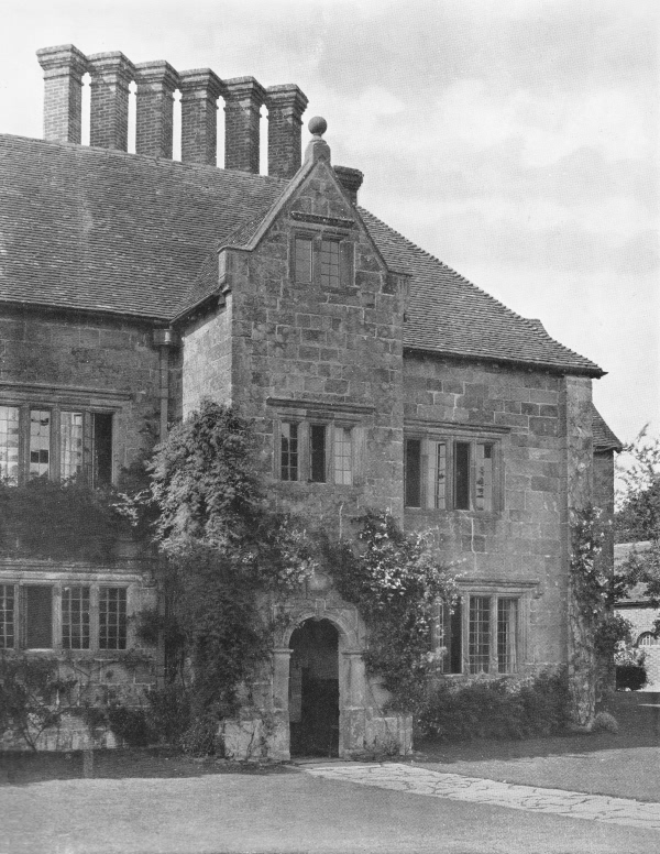 The porch, dated 1634, Batemans - 1936