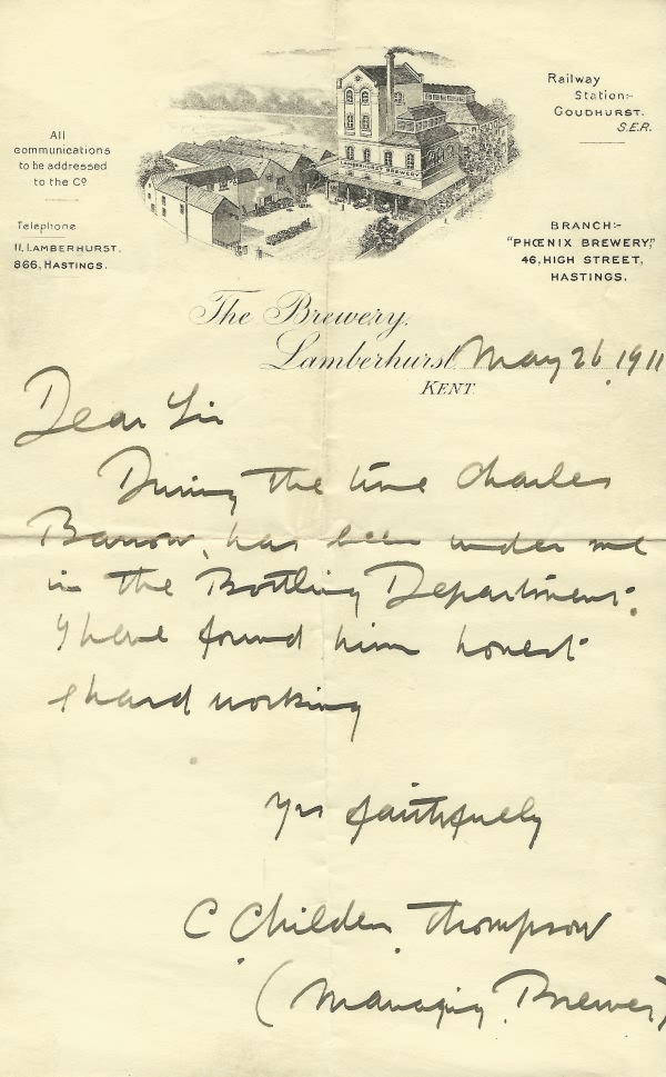The Brewery, Lamberhurst - 1911